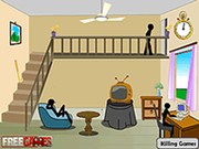 Stickman Death Living Room